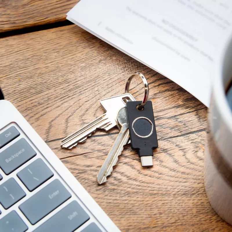 YubiKey C Bio FIDO Edition Yubico nero autenticazione senza password