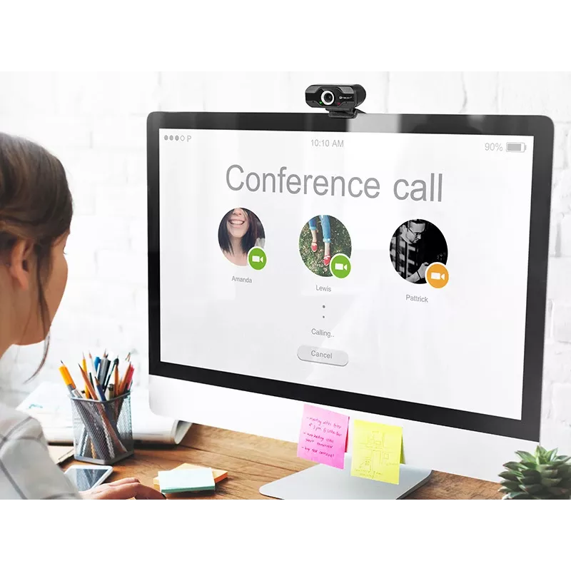 Webcam Tracer WEB007 2 MP 1920 x 1080 pixel USB 2.0 nero