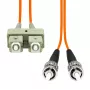 Cavo duplex in fibra ottica ProXtend FO-SCSTOM1D-005 MM OM1 SC–ST UPC, 5 m