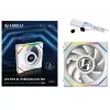 Ventola Lian Li UNI FAN SL Wireless LCD 120 12 cm bianca 29.5 dB 50.08 cfm