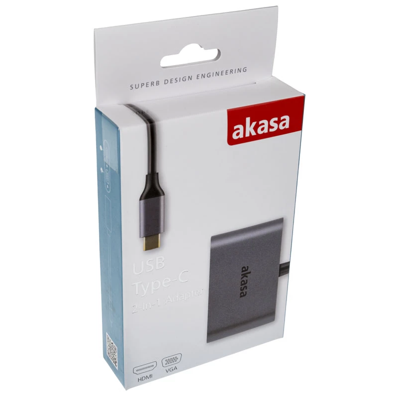 Adattatore USB Type-C Akasa AK-CBCA23-18BK