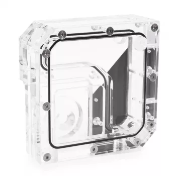 Serbatoio Alphacool 15075 acrilico nero trasparente 120mm