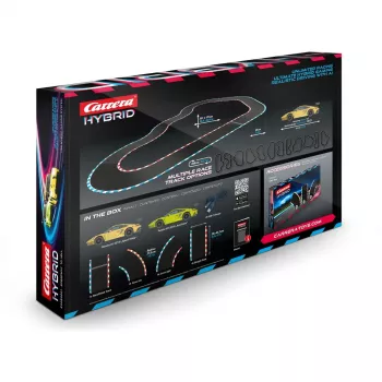 Set veicolo da corsa e pista Carrera 50050001 nero blu giallo