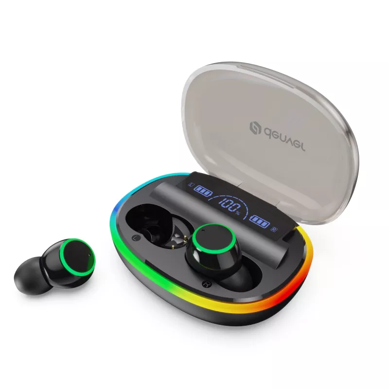 Denver TWE-55B Auricolari True Wireless Bluetooth, nero