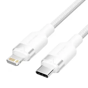 Cavo Lightning Vention LALWH – 2 m, Lightning a USB-C, bianco
