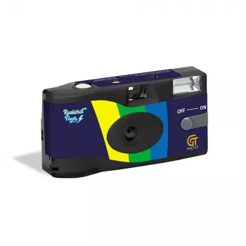 Fotocamera compatta per pellicola GT Photo GT27FL 135 mm nero blu 31 mm