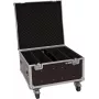 Roadinger flightcase PLL-480 4x LED – valigia protettiva per 4 fari LED