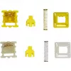 Set di interruttori meccanici per tastiera Keychron Gateron Cap V2 Gold Yellow G32 — 110 interruttori