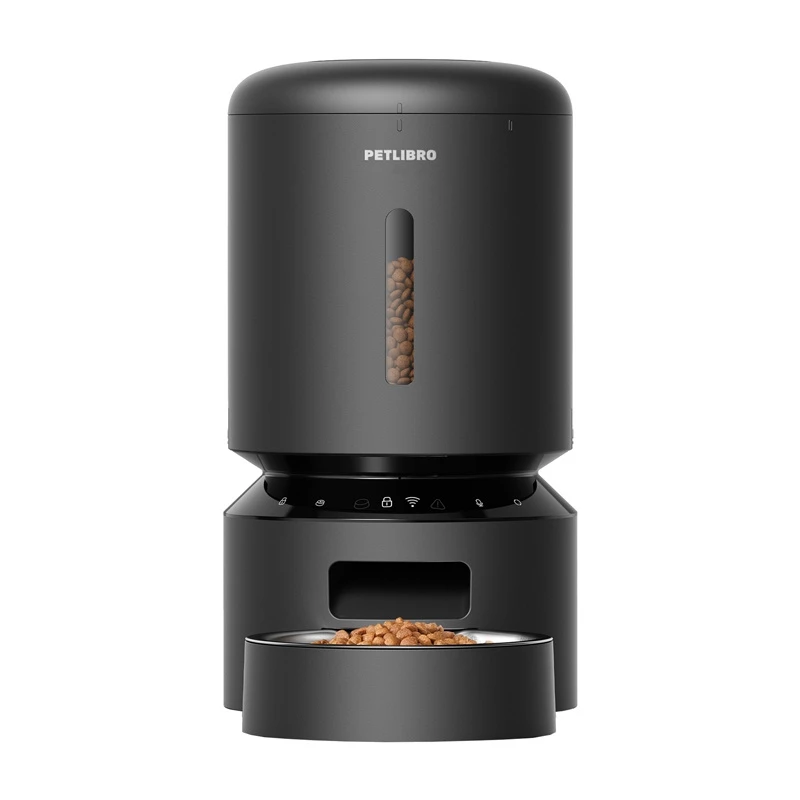 Distributore automatico di cibo per animali Aptel Petlibro Granary WiFi 5 L — distributore automatico di crocchette (nero)