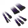 Kolink Core Adept Braided Kabel Extension Kit - Jet nero/Titan viola