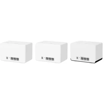 Router MERCUSYS Halo H85X Dual-Band Wi‑Fi 6 (802.11ax), 2,4/5 GHz, fino a 2402 Mbit/s, 3 porte LAN, bianco (confezione da 3)