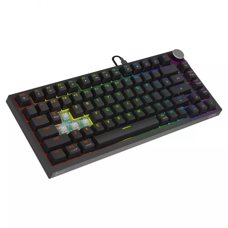 Tastiera gaming Savio ASTRAL BLACK JADE USB QWERTY US International