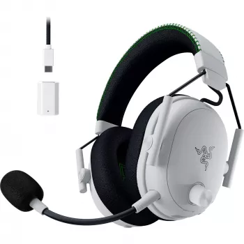 Headset Razer BlackShark V3 Pro con filo e senza fili Bluetooth bianco