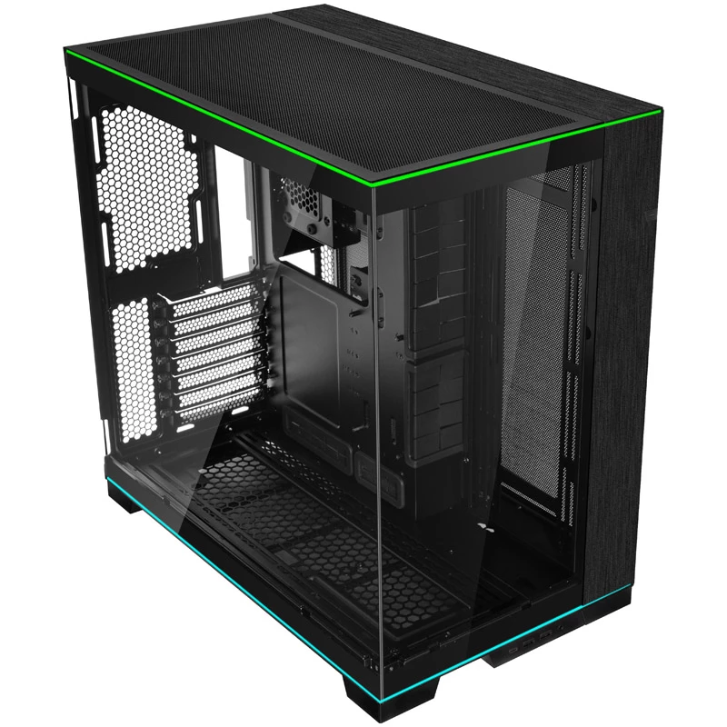 Lian Li O11DERGBX O11D EVO Case per PC vetro Midi-Tower nero RGB Tempered