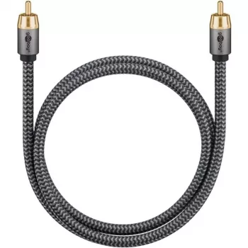 Goobay 65296. Connettore 1: RCA, genere connettore 1: maschio, connettore 2: RCA, genere connettore 2: maschio, materiale del cavo: rame,