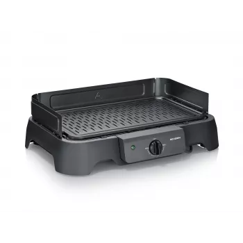 Griglia elettrica da tavolo SEVERIN PG 8595 — 2000 W, superficie di cottura rettangolare, nero