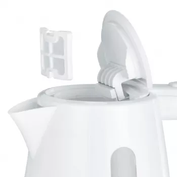 Bollitore elettrico SEVERIN 1 L 2200 W bianco – senza filo, base girevole a 360°, resistenza nascosta