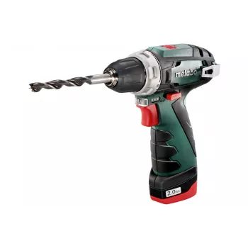 Trapano a impugnatura a pistola Metabo PowerMaxx BS Basic 1400 RPM, nero, verde