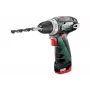 Trapano a impugnatura a pistola Metabo PowerMaxx BS Basic 1400 RPM, nero, verde