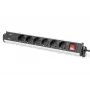 Digitus ciabatta da ufficio 6 prese con 3 porte USB cavo 1,5 m