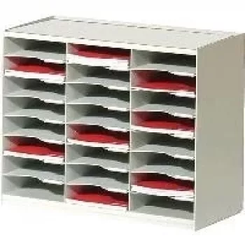 Stazione di smistamento Paperflow Evolution 802.02 — 24 scomparti, grigio
