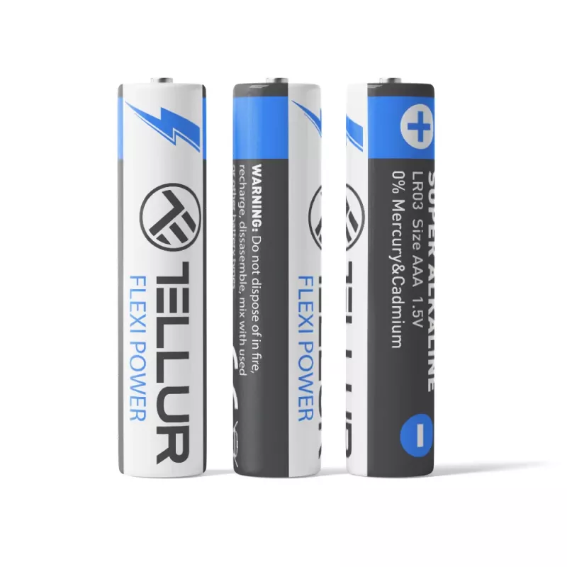 Batteria Tellur Flexi Power AAA LR03 1,5V, set da 2 pezzi