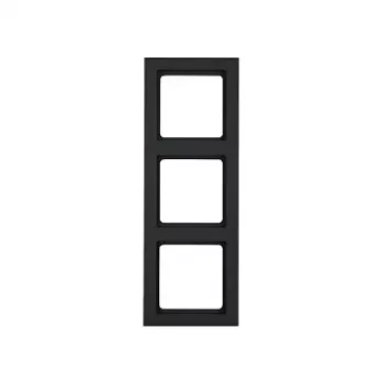 Placca a parete / copriinterruttore Berker 10136096 — antracite plastica, senza viti, 1 pezzo