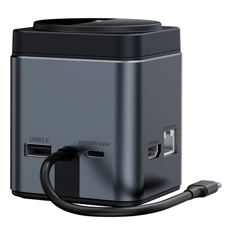 Docking station BlitzWolf BW-TH17 9-in-1 con caricabatterie 15W — USB-C, HDMI, porte PD