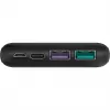 Powerbank a ricarica rapida 10.000 mAh (nero, USB-C PD, QC 3.0, 10.000 mAh)