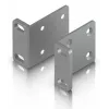 Kit di montaggio Ubiquiti UACC-Rack-Ear-1U grigio acciaio zincato