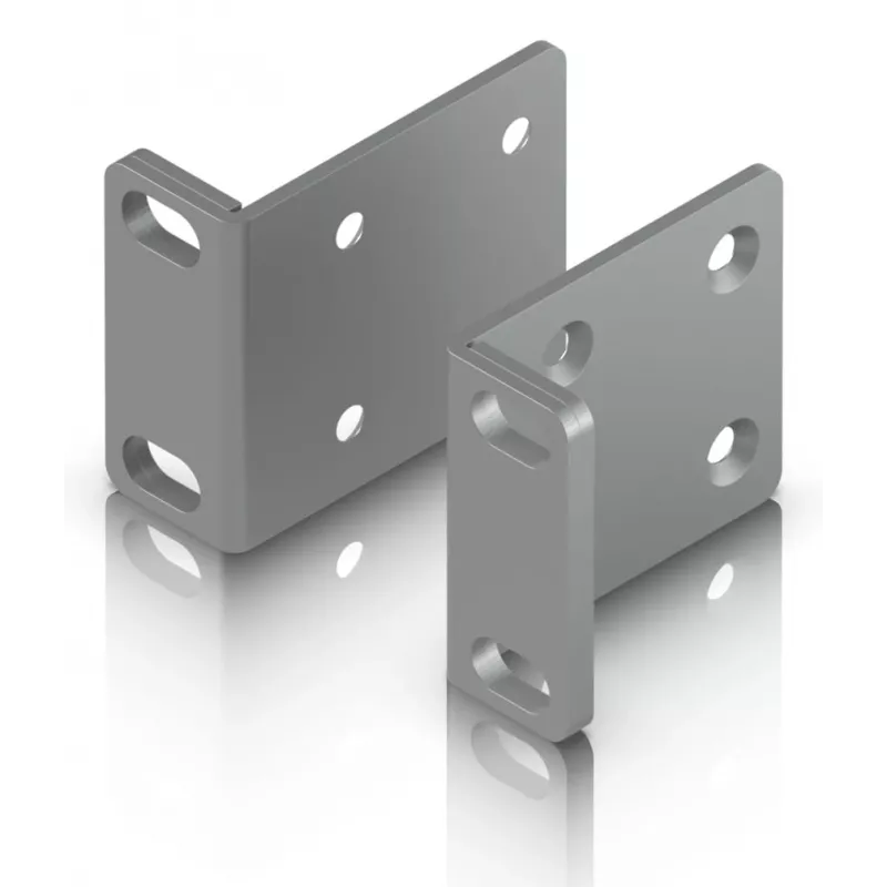 Kit di montaggio Ubiquiti UACC-Rack-Ear-1U grigio acciaio zincato