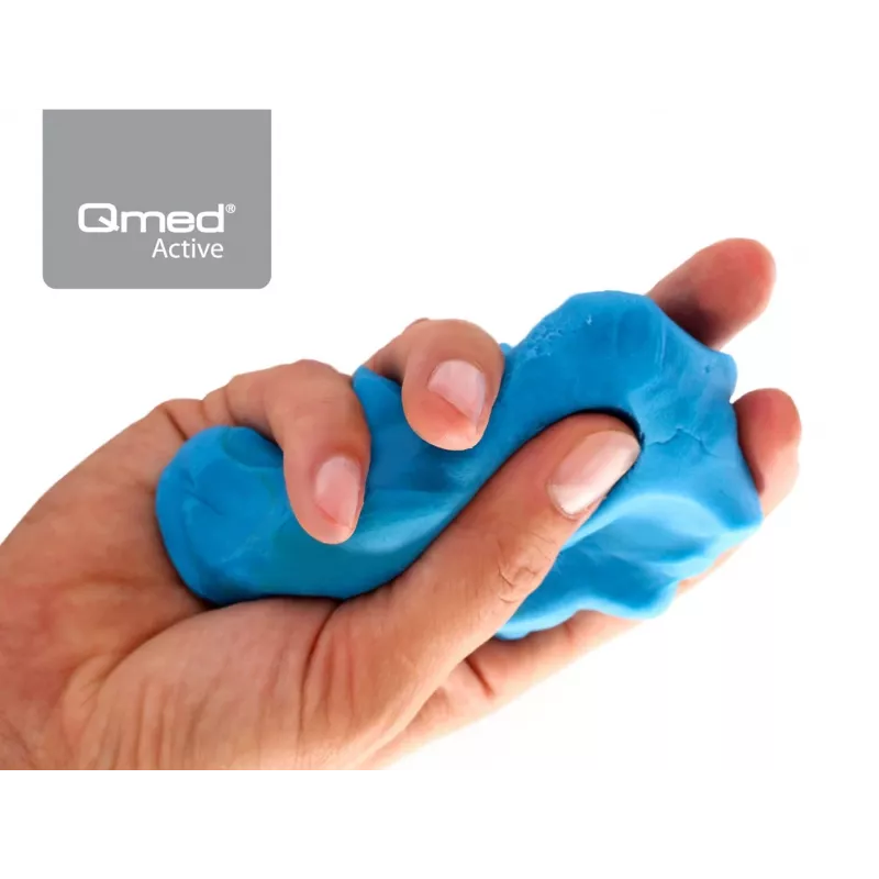Pasta terapeutica blu per la riabilitazione di mano e dita