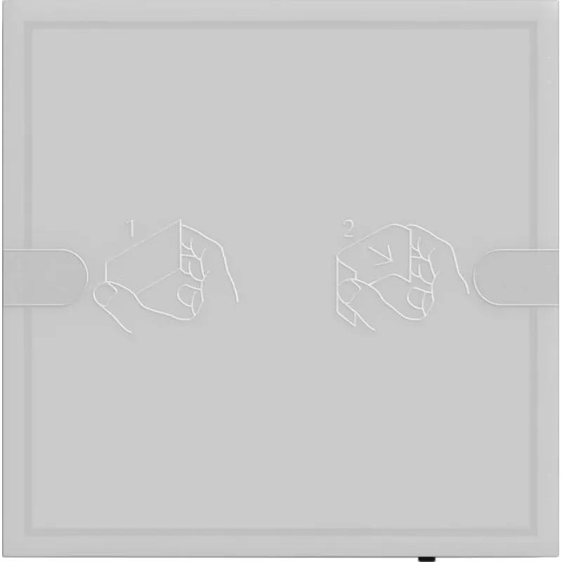 GIRA tasto sensore 4 comfort 1 canale KNX TS4 antracite 5001028