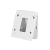 Kit di montaggio a parete Evoko Naso Tilt 909.1940.900 per pannelli in vetro, supporto inclinabile