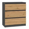 Comò Topeshop M3 ANTRACYT/ARTISAN