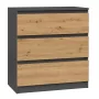 Comò Topeshop M3 ANTRACYT/ARTISAN