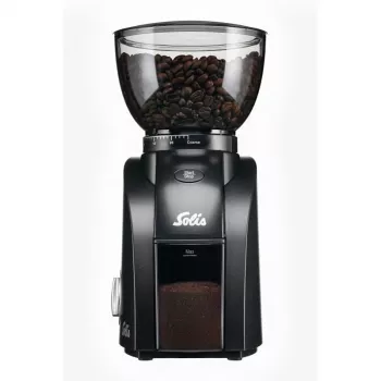 Macinacaffè Solis Scala Zero Static 135 W nero argento