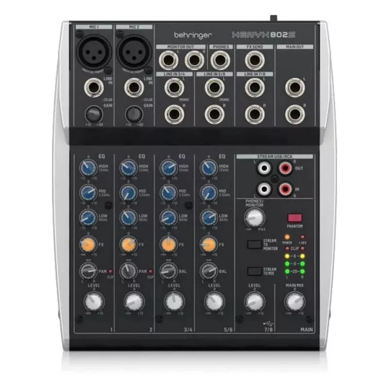 Behringer XENYX 802S - mixer audio analogico