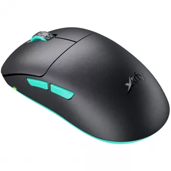 Xtrfy M8 mouse da gaming con filo/senza filo 400-26000 CPI Low Front ultraleggero unico (M8W-nero)
