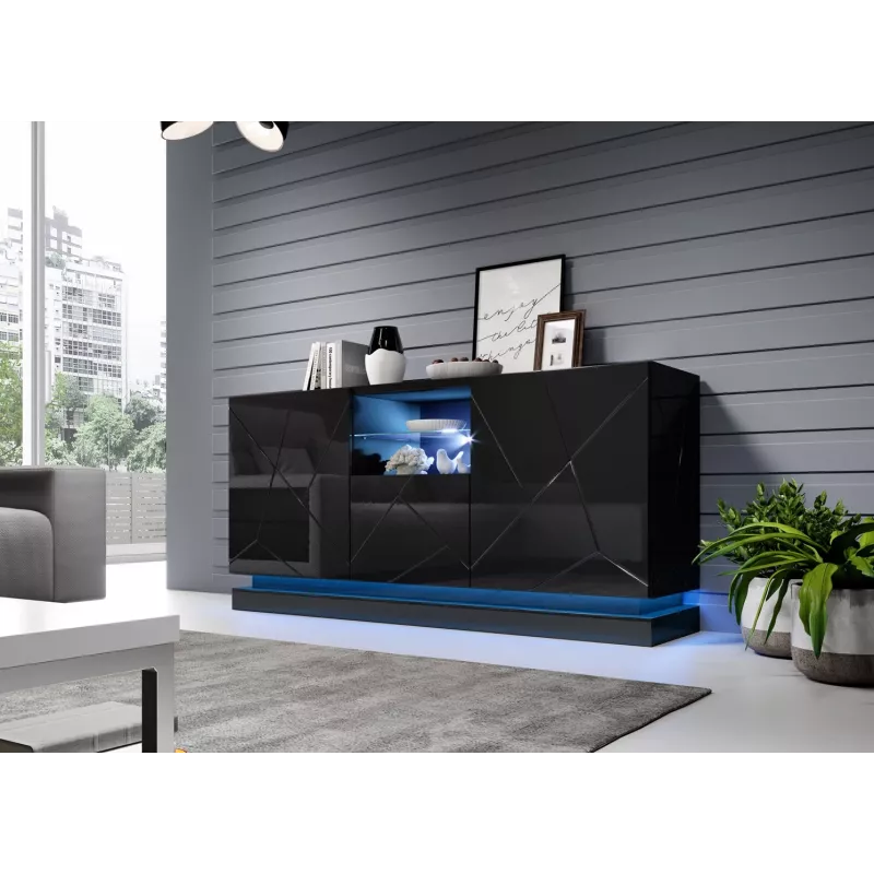 Illuminazione comodino QIU 2D1K blu