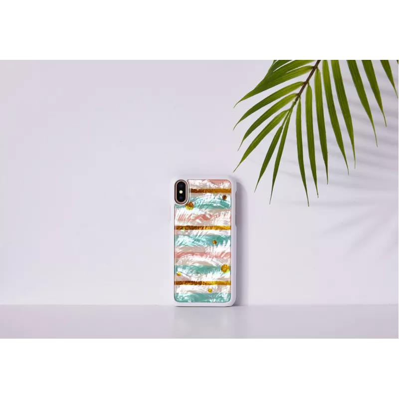 iKins Pop Mint custodia per iPhone XS/X, bianca