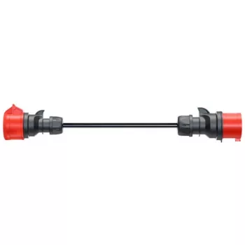 Adattatore per Gemini flex 11 kW, CEE rossa trifase 16A > CEE rossa 32A (nero, 30 cm)
