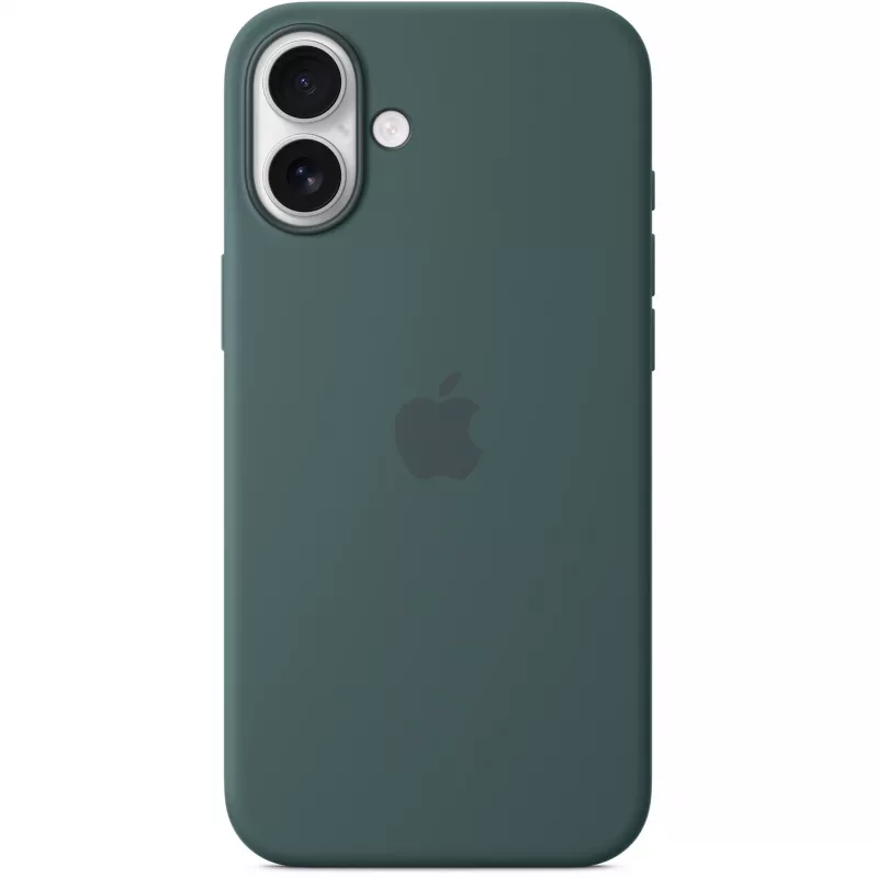 Apple iPhone 16 Plus Custodia in silicone compatibile MagSafe – Verde oceano