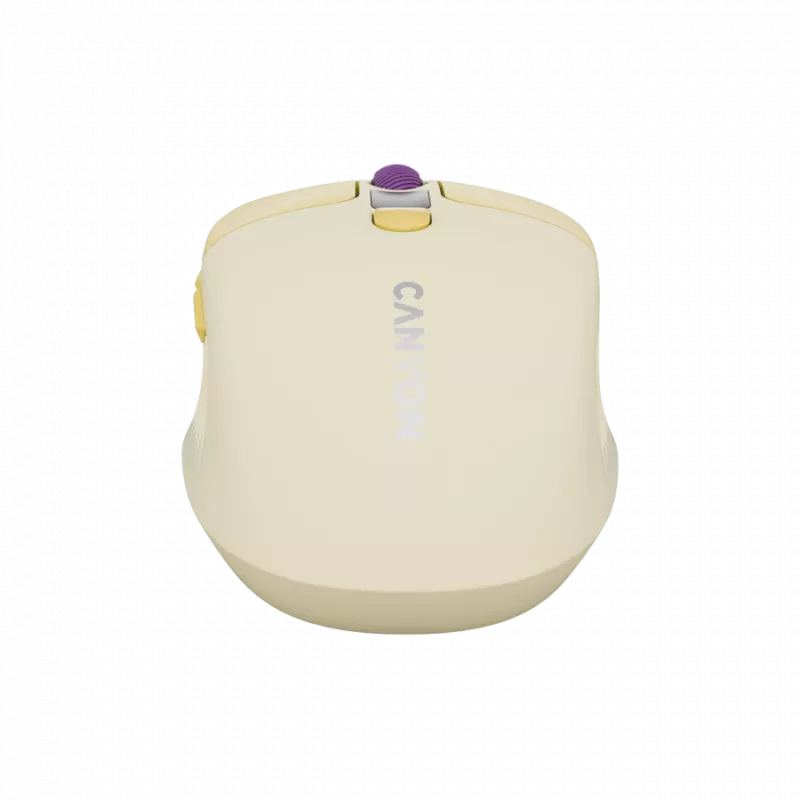 Canyon MW-26 – mouse ottico wireless 2in1 Bluetooth / 2,4 GHz – silenzioso – 6 tasti – 800/1200