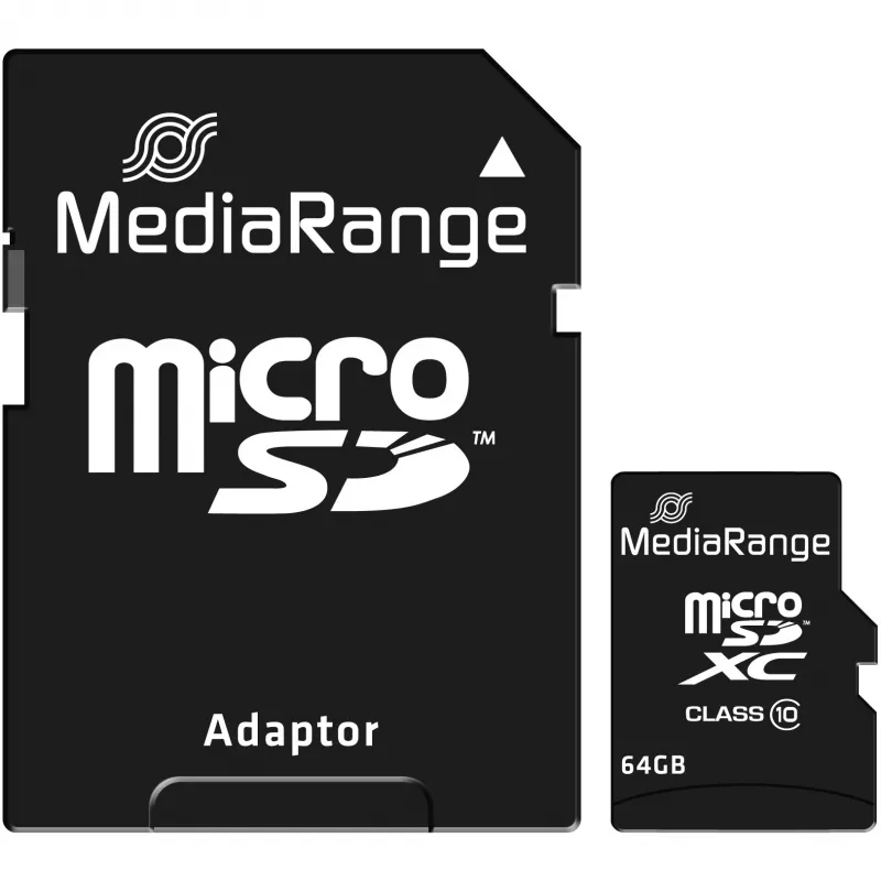 Scheda di memoria MediaRange 64GB MicroSDXC Class 10 MR955