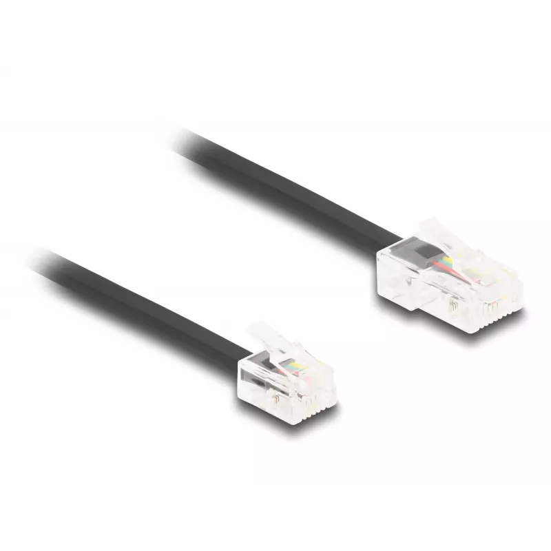 Cavo telefonico DeLOCK connettore RJ45 a connettore RJ11 nero 3 m