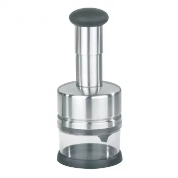 GEFU TRITARE tritatutto manuale nero, acciaio inox, trasparente