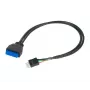 Cavo USB interno Akasa AK-CBUB36-30BK
