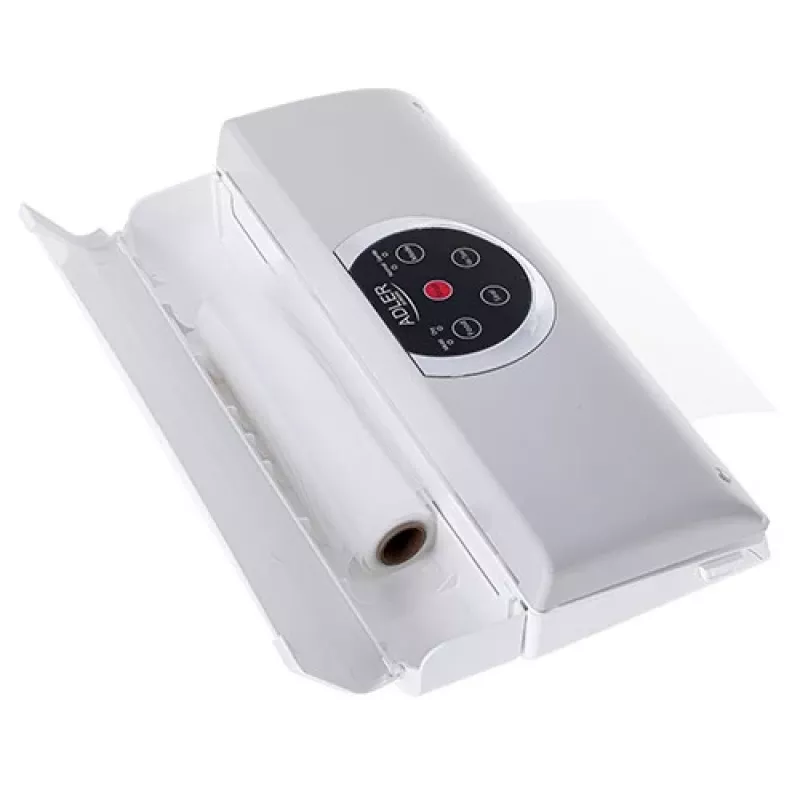 Sottovuoto Adler AD 4503, 130 W, vuoto da -750 a -800 mbar, connettore Type-C, grigio/bianco