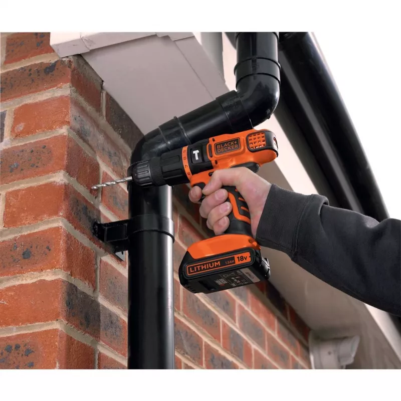 Trapano a pistola Black & Decker BDCH188N-XJ 1350 giri/min, 18 V
